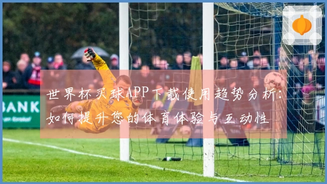 世界杯买球APP下载使用趋势分析：如何提升您的体育体验与互动性